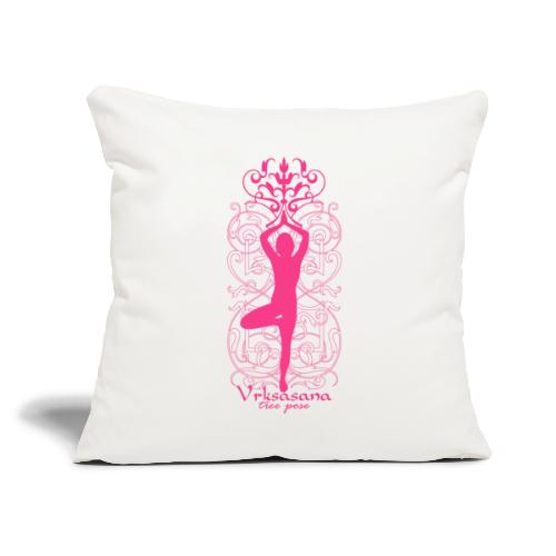 Tree Pose - Throw Pillow Cover 17.5” x 17.5”