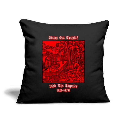 Dining Out Tonight - Throw Pillow Cover 17.5” x 17.5”