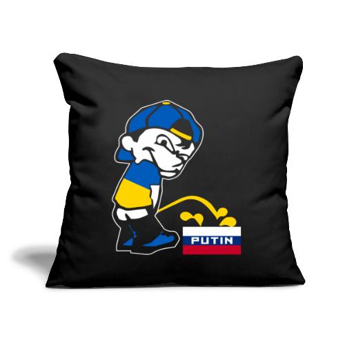 Ukraine Piss On Putin - Throw Pillow Cover 17.5” x 17.5”