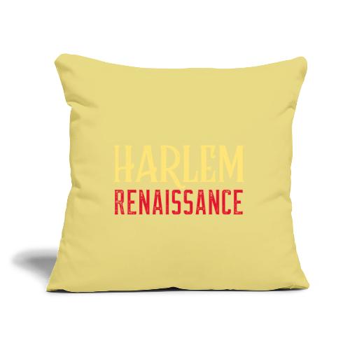 HARLEM Renaissance - Throw Pillow Cover 17.5” x 17.5”