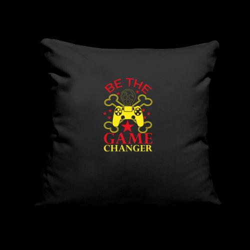 Be The Game Changer (Controller Skull) - Throw Pillow Cover 17.5” x 17.5”