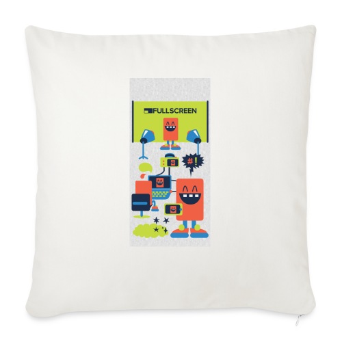 iphone5screenbots - Throw Pillow Cover 17.5” x 17.5”