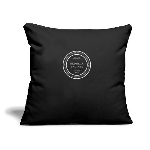 REDNECK ENGINES FULL - Throw Pillow Cover 17.5” x 17.5”