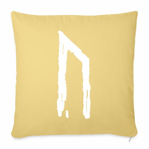 Elder Futhark Rune Uruz - Letter U - Throw Pillow Cover 17.5” x 17.5”