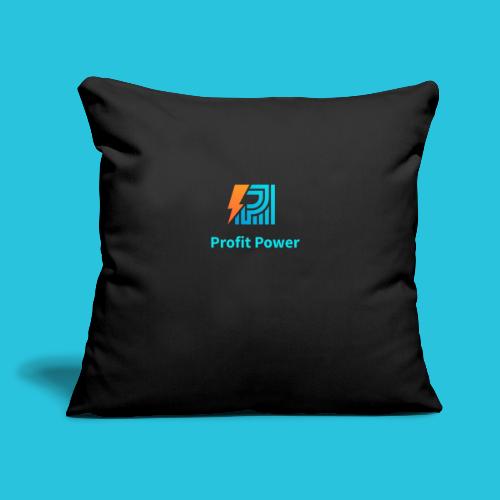 Profit Power - Throw Pillow Cover 17.5” x 17.5”