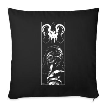 Revenant Apex Predator - Throw Pillow Cover 17.5” x 17.5” - black - Front