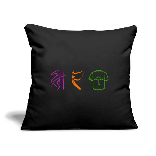 Official Logo - Color - Throw Pillow Cover 17.5” x 17.5”