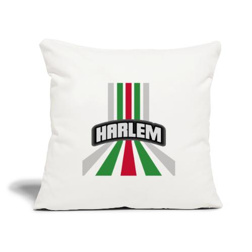 Harlem Red Black & Green - Throw Pillow Cover 17.5” x 17.5”