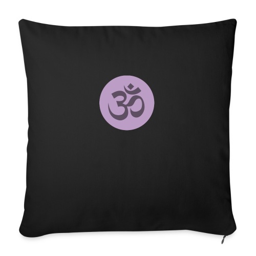 om - Throw Pillow Cover 17.5” x 17.5”