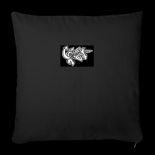 crazy - Throw Pillow Cover 17.5” x 17.5”