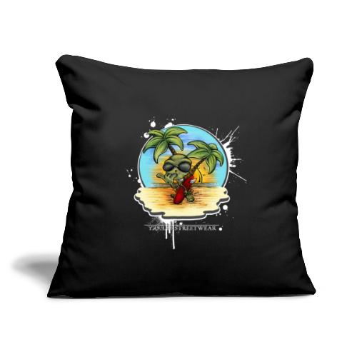 let's have a safe surf home - Throw Pillow Cover 17.5” x 17.5”