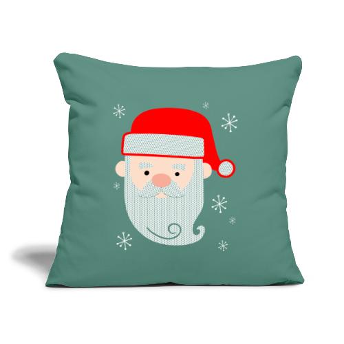 Santa Claus Texture - Throw Pillow Cover 17.5” x 17.5”