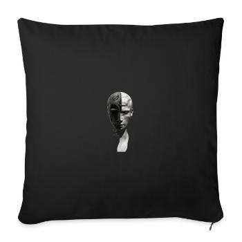 memories fading away - Throw Pillow Cover 17.5” x 17.5” - black - Front
