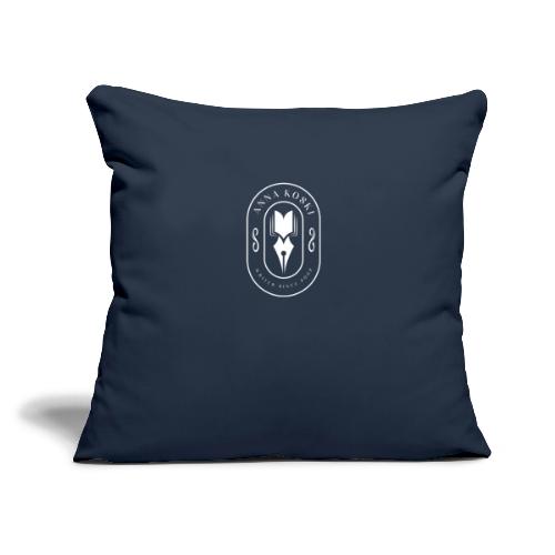 Full Logo White - Throw Pillow Cover 17.5” x 17.5”