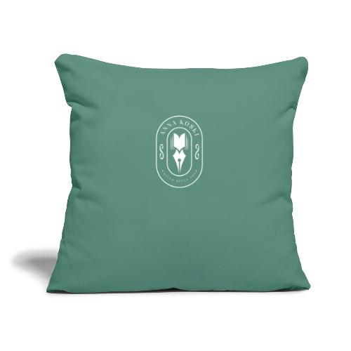 Full Logo White - Throw Pillow Cover 17.5” x 17.5”