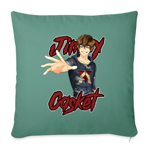 Jimmy Casket - Throw Pillow Cover 17.5” x 17.5”
