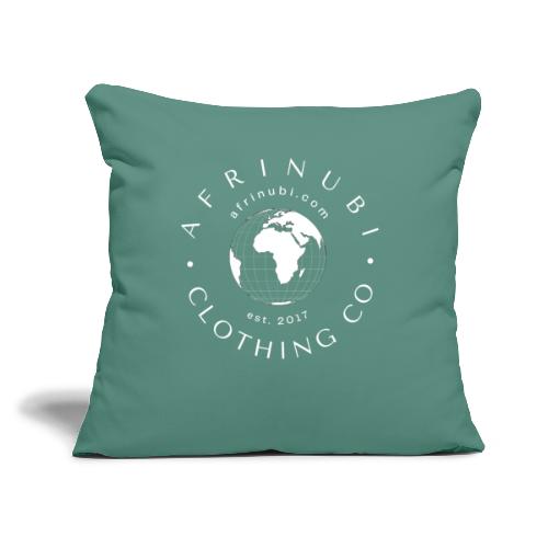Afrinubi Clothing Clothing Logo - Throw Pillow Cover 17.5” x 17.5”