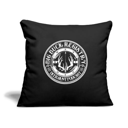 Big Buck Registry Seal - Front and Back - Throw Pillow Cover 17.5” x 17.5”