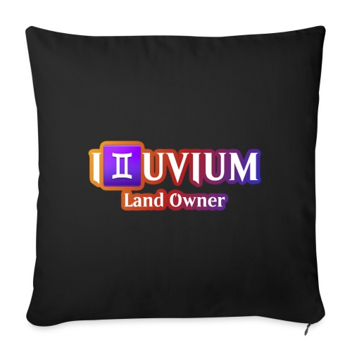 Land Owner 2 sided - Throw Pillow Cover 17.5” x 17.5”