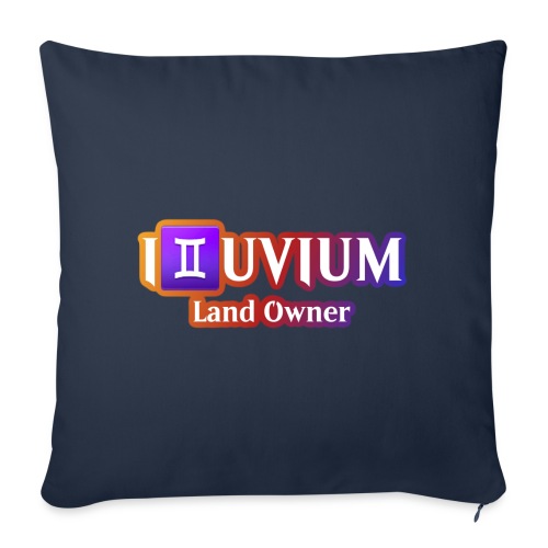 Land Owner 2 sided - Throw Pillow Cover 17.5” x 17.5”