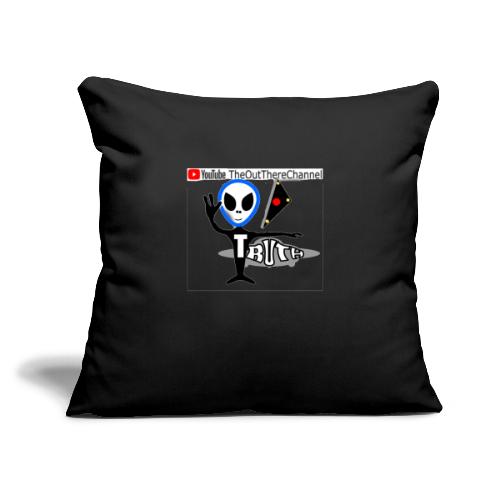 NewOTLogo BigTRANS Back with OTChan Front - Throw Pillow Cover 17.5” x 17.5”