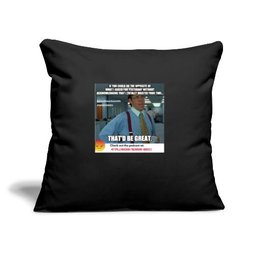 Pretty classic SWAG! - Throw Pillow Cover 17.5” x 17.5”