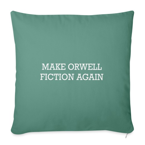 Orwellian - Throw Pillow Cover 17.5” x 17.5”
