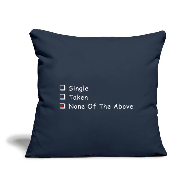 Single Taken None Of The Above
