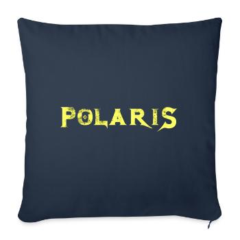 Launch The Polaris - Throw Pillow Cover 17.5” x 17.5” - navy - Front