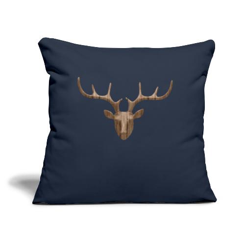 Deer Craft - Throw Pillow Cover 17.5” x 17.5”
