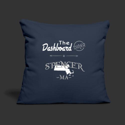 Dashboard Diner Limited Edition Spencer MA - Throw Pillow Cover 17.5” x 17.5”