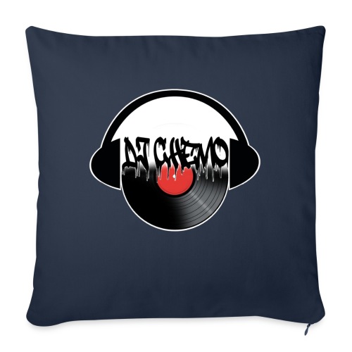 DJ Chemo Logo - Throw Pillow Cover 17.5” x 17.5”