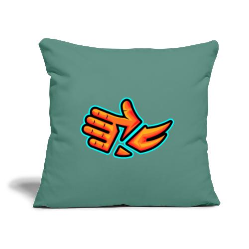 Kevinsmak Minimalist T-Shirt Design - Throw Pillow Cover 17.5” x 17.5”