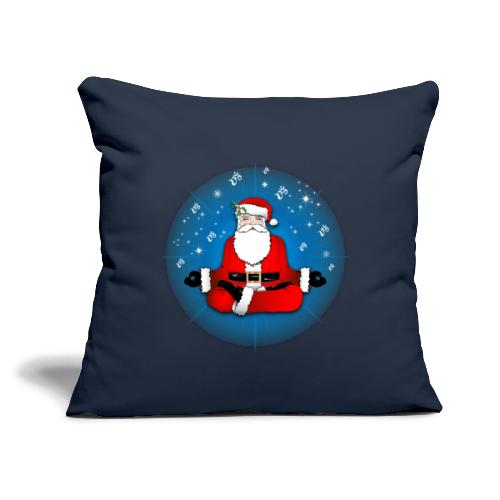 Santa s Meditation - Throw Pillow Cover 17.5” x 17.5”