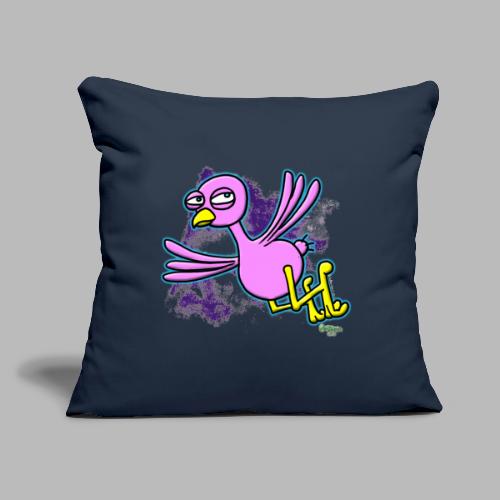 Ongher's UFO P-Bird - Throw Pillow Cover 17.5” x 17.5”