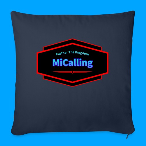MiCalling Full Logo Product (With Black Inside) - Throw Pillow Cover 17.5” x 17.5”