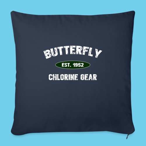 Butterfly est 1952-M - Throw Pillow Cover 17.5” x 17.5”