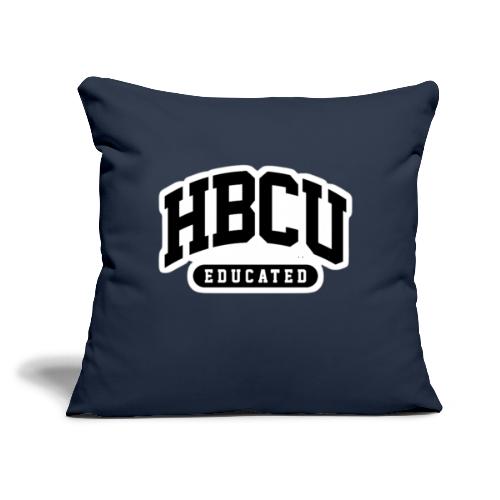 HBCU Education - Throw Pillow Cover 17.5” x 17.5”