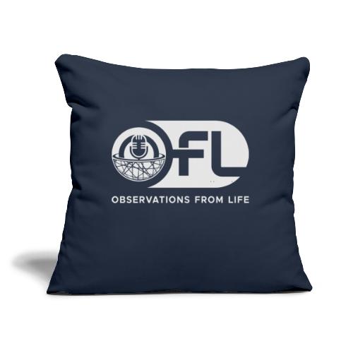 Observations from Life Logo - Throw Pillow Cover 17.5” x 17.5”