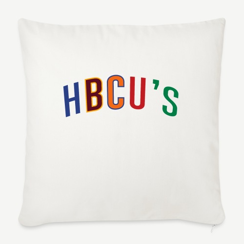 HBCUs Matter - Throw Pillow Cover 17.5” x 17.5”