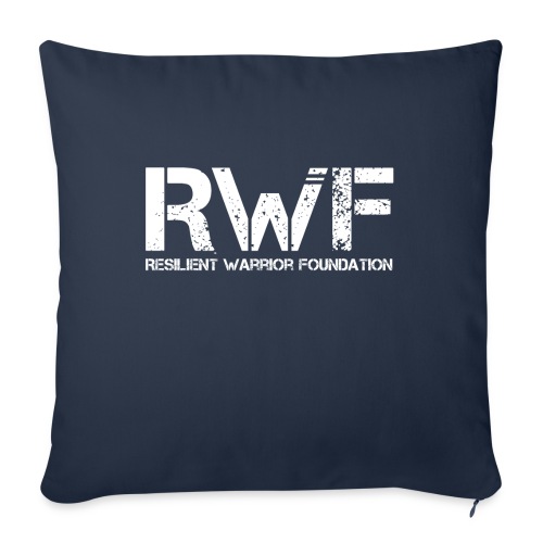 RWF White - Throw Pillow Cover 17.5” x 17.5”