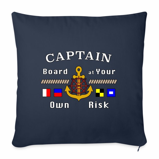 Captain Board at Your Own Risk Motorboat Skipper.
