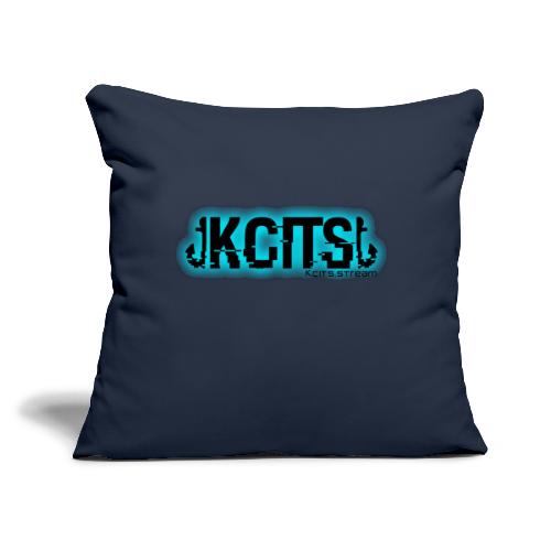 Kcits.stream Basic Logo - Throw Pillow Cover 17.5” x 17.5”