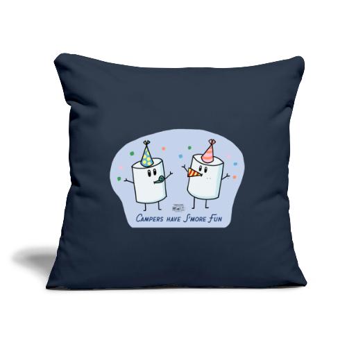 S'more fun - Throw Pillow Cover 17.5” x 17.5”