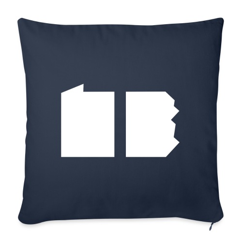 Happy Valley Helmet Stripe (on Blue) - Throw Pillow Cover 17.5” x 17.5”