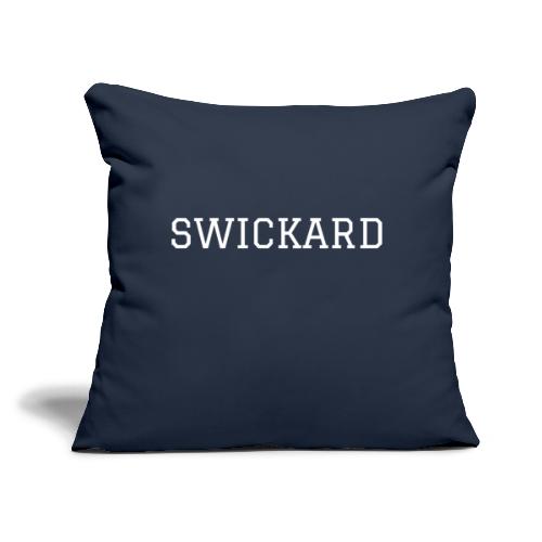 SWICKARD (WHITE) - Throw Pillow Cover 17.5” x 17.5”