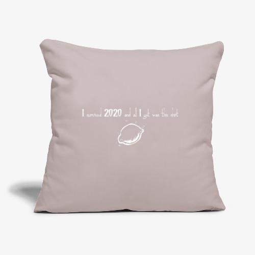 2020 inv - Throw Pillow Cover 17.5” x 17.5”