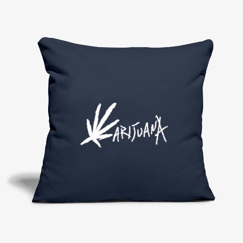 marijuana - Throw Pillow Cover 17.5” x 17.5”