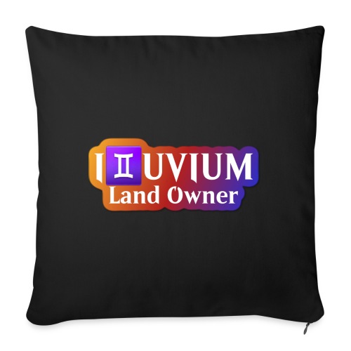 Illuvium Land Owner #1 - Throw Pillow Cover 17.5” x 17.5”