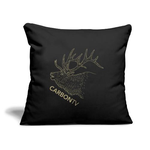 Fauna Series - Elk - Throw Pillow Cover 17.5” x 17.5”